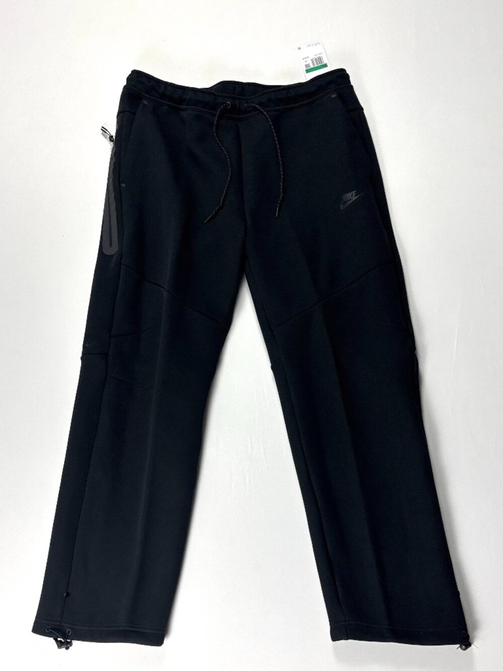 Nike Tech Mens Open Hem Fleece Sweatpants Black Sz XL NWT New IM0697-010